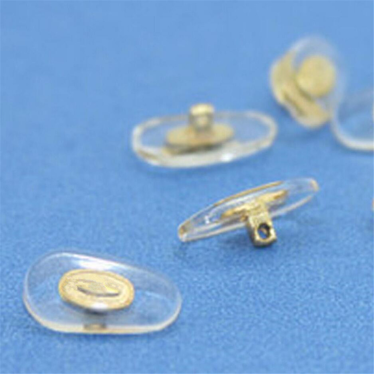 10 Pairs Nose Pads Screw On For Glassesspectaclesunglasses Metal And Plastic New Ebay 4541