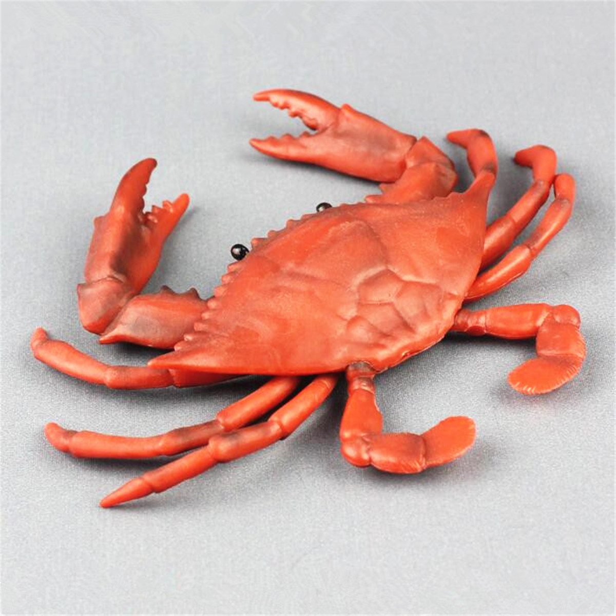 Realistic Jungle Red Crab Sea Animal Model Figures Nature Toy Home