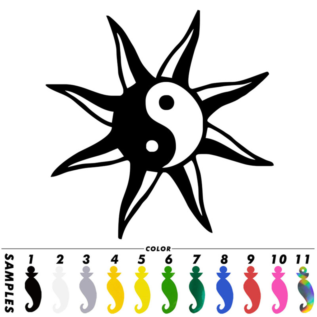 Tribal Sun Yin Yang Sticker Car Vehicle Window Wall Truck Removable Vinyl Decal Ebay 8481