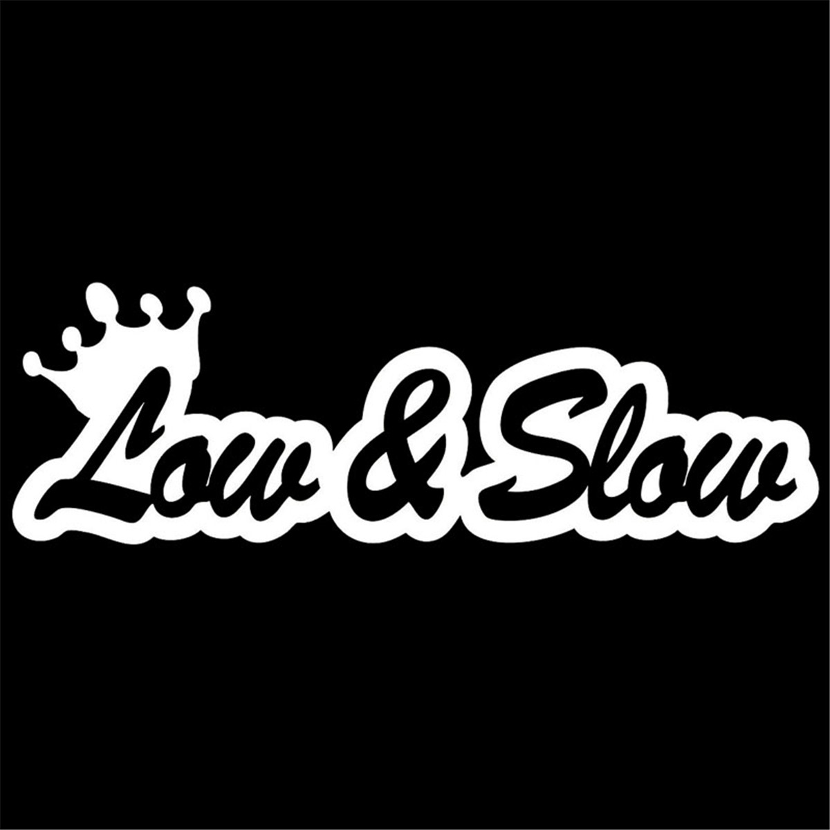 Low and Slow sticker Funny JDM Car Decal Window Door Bumper Laptop ...