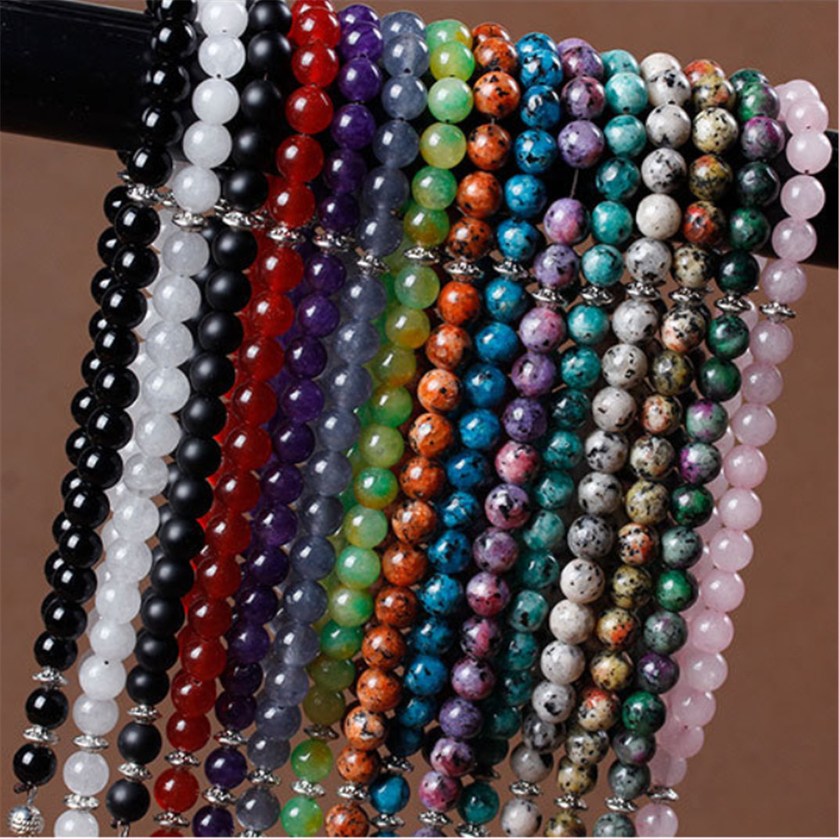 Natural Agate Prayer beads 8mm Muslim Islamic Tasbih 33 Rosary Misbaha