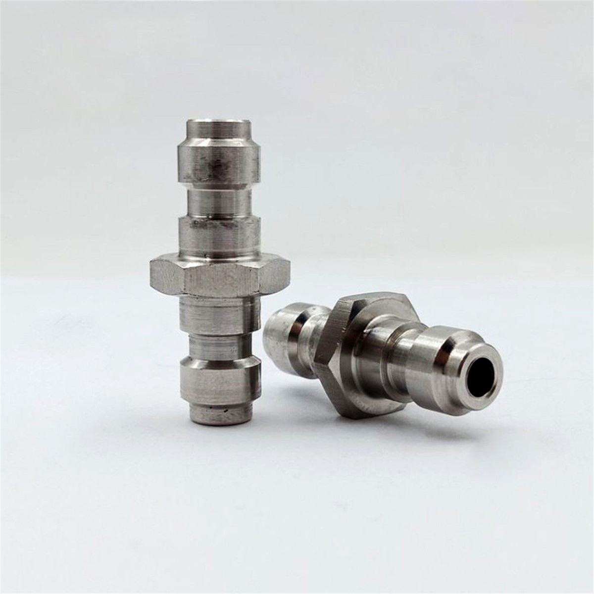 New Paintball Airsoft Air Gun PCP Both End Male Quick Disconnect Adaptor Stainle