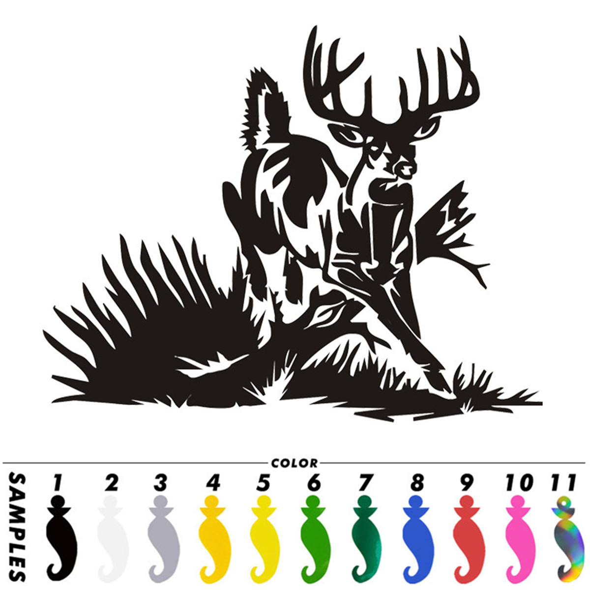 1pc Whitetail Deer Buck Hunting Car Truck Window Vinyl Decal Graphic Sticker Ebay 2268