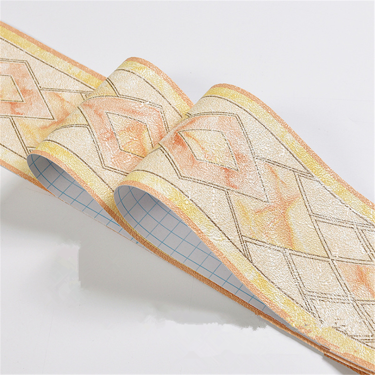 Self Adhesive Wall Skirting Border Vinyl Wallpaper Waterproof Decor Floral Look eBay