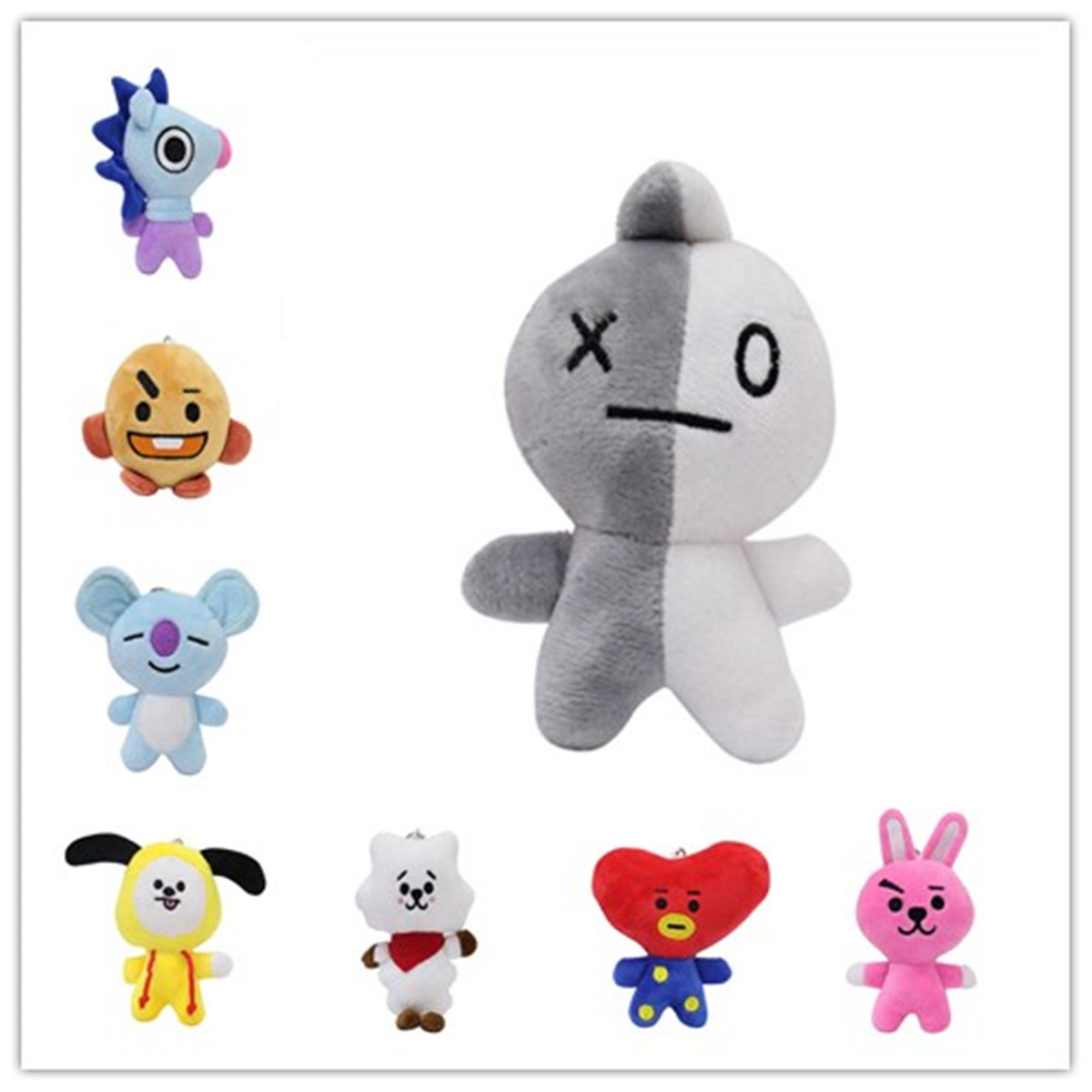 bt21 keyring plush