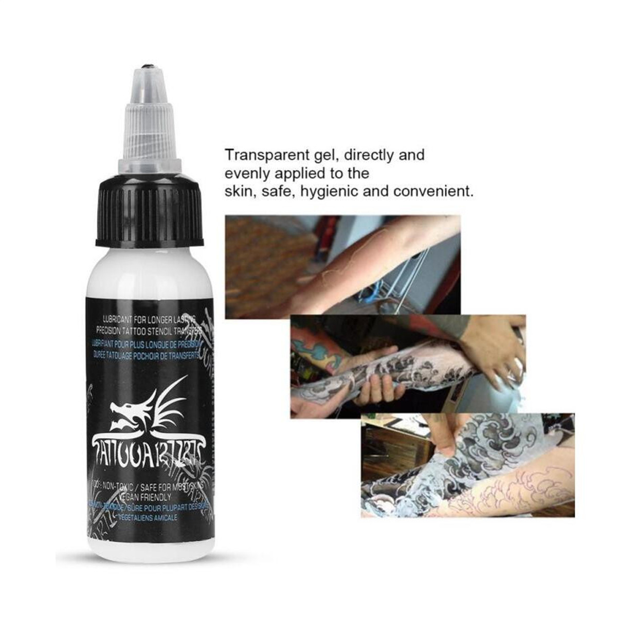 30ML Pro Tattoo Transfer Solution Gel Soap Stencil Primer Stuff Cream ...