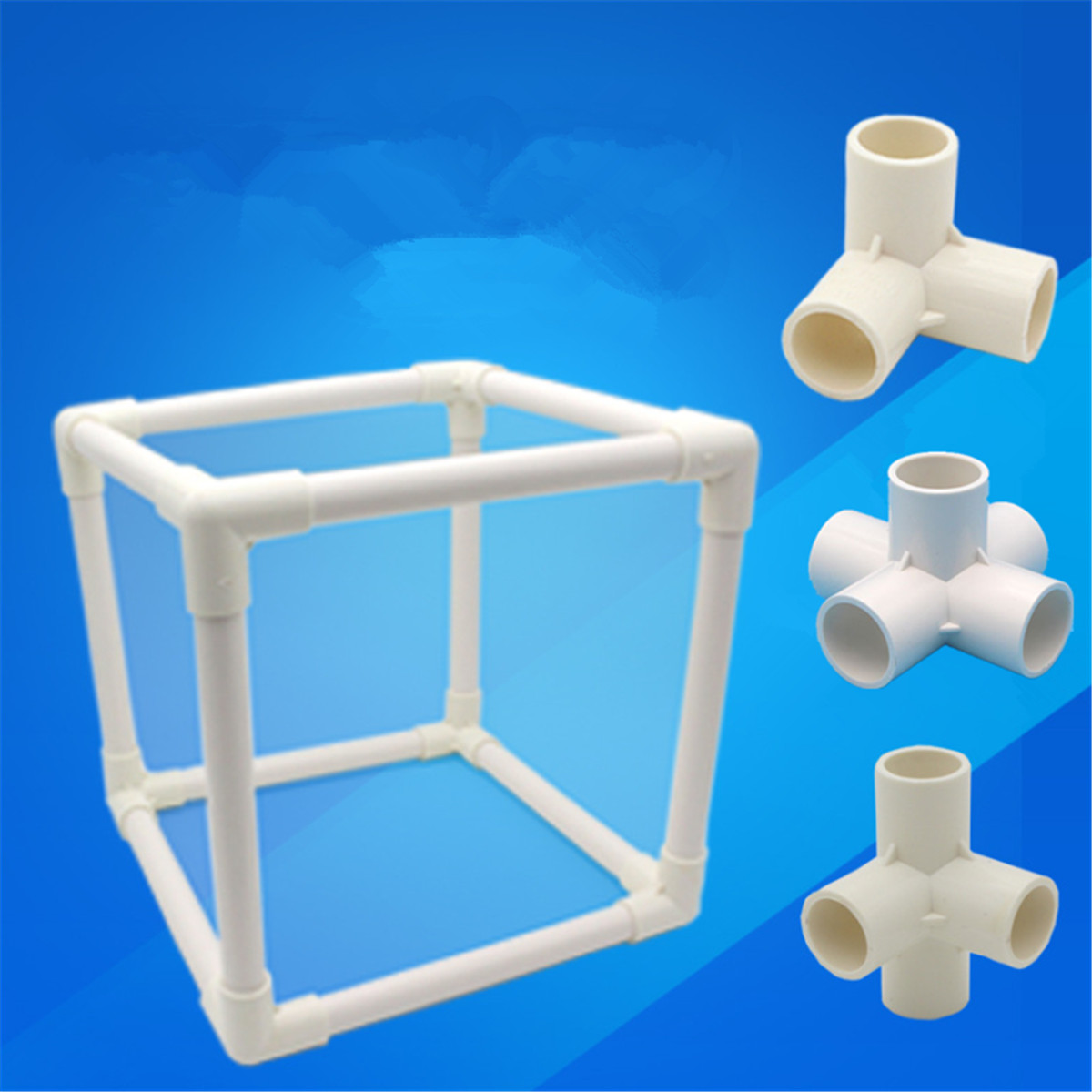 5pcs 20/25/32mm ThreeDimensional PVC Connector DIY Tool 3/4/5 Ways