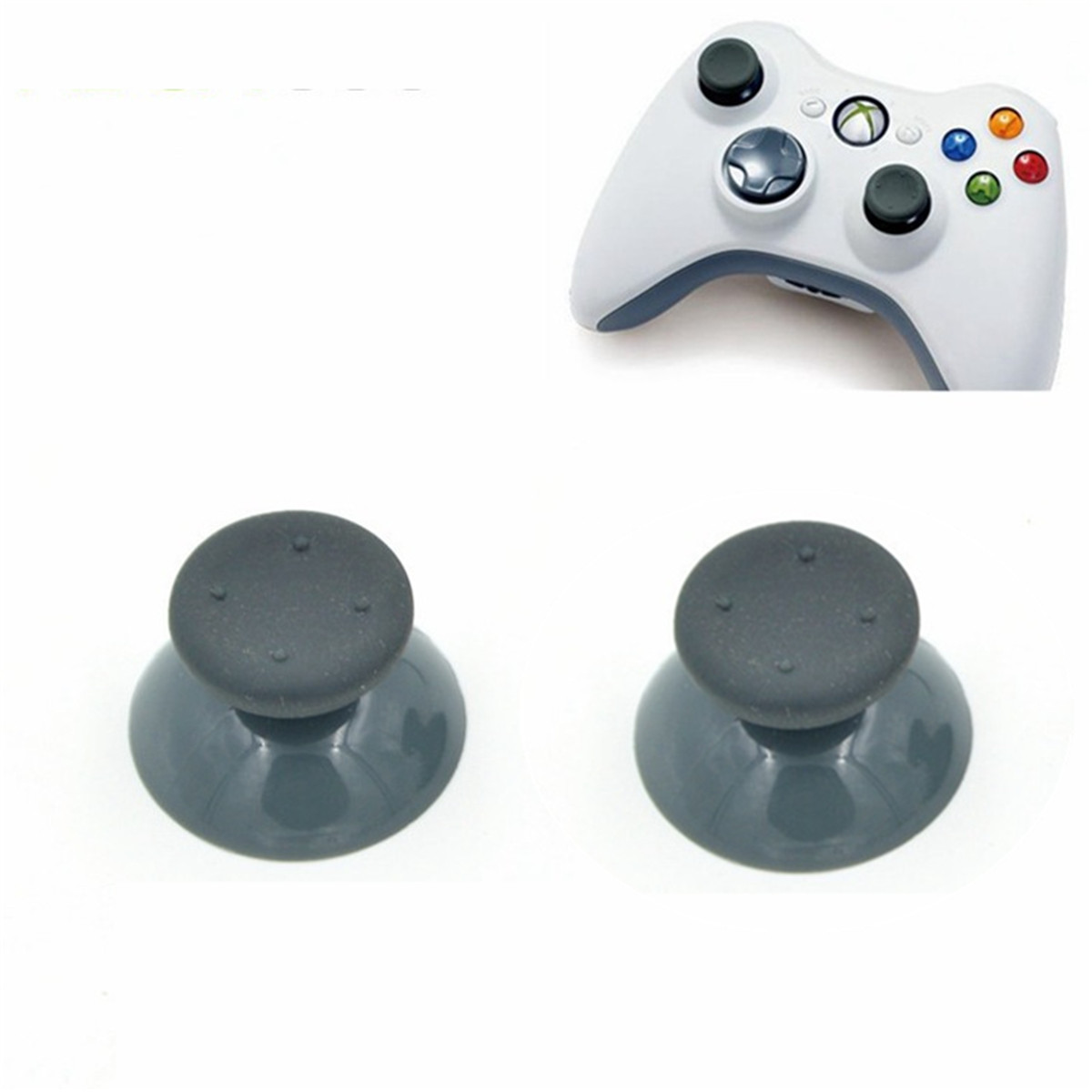 4 x Replacement Xbox 360 Controller Analog Thumbsticks Thumb Grip Stick